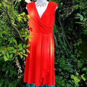 NWT🍁 TANGERINE Fall Flair DRESS Scene 🍁AB Studio